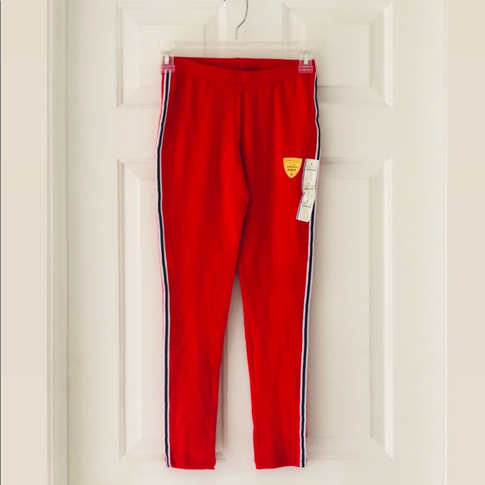 Cat & Jack Leggings Girls Wowzer Red